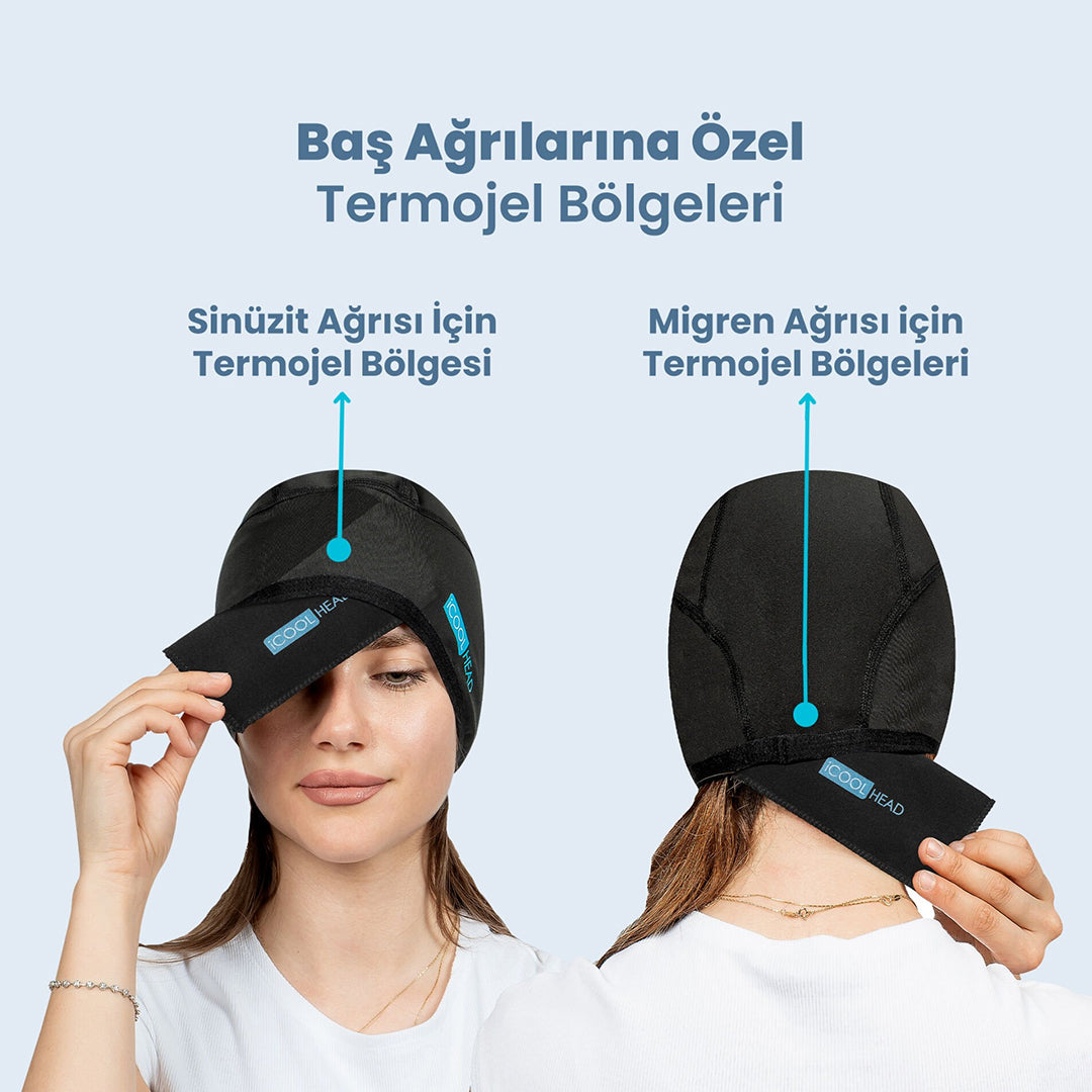 Migren ve Baş Ağrısı Giderici Başlık – Soğuk ve Sıcak Kompres Şapka