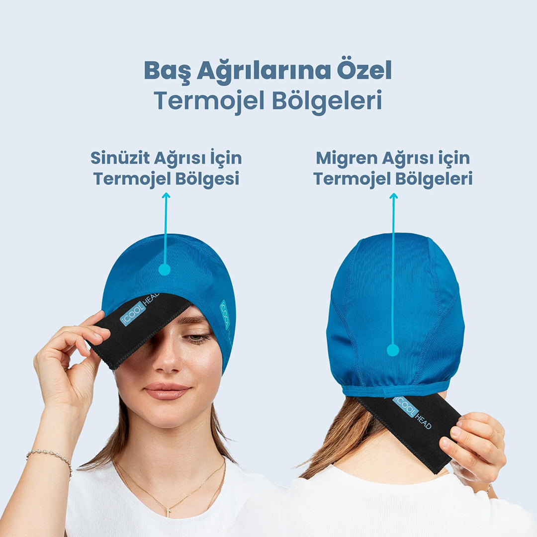 Migren ve Baş Ağrısı Giderici Başlık – Soğuk ve Sıcak Kompres Şapka