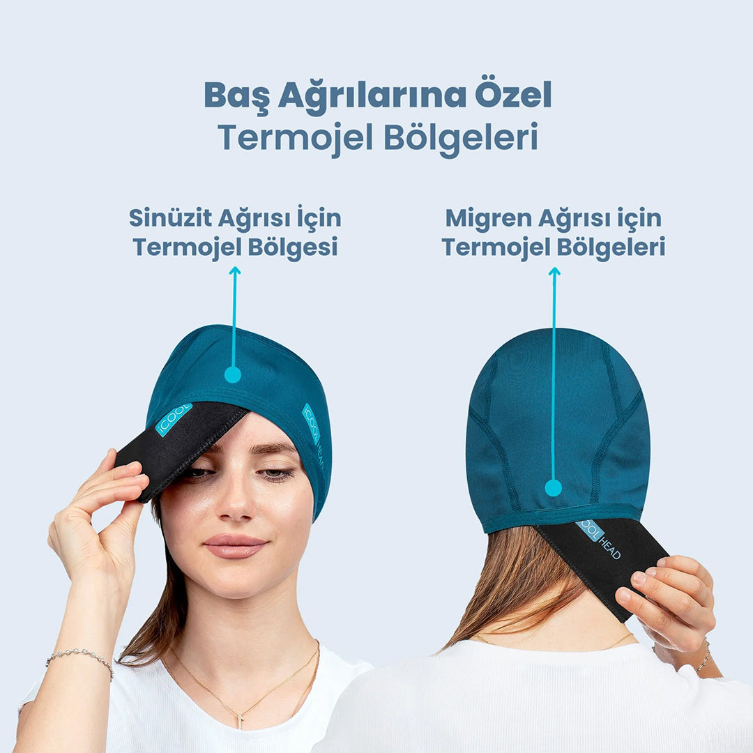 Migren ve Baş Ağrısı Giderici Başlık – Soğuk ve Sıcak Kompres Şapka