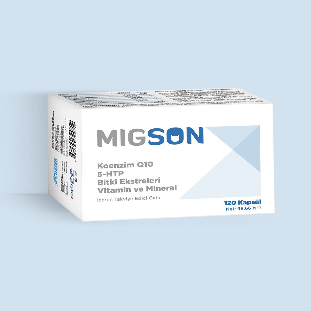 Migson 120 Kapsül – Migren Ataklarını Hafifletmeye Yardımcı Bitkisel Formül