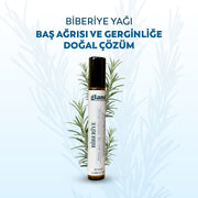 %100 Doğal Biberiye Yağı – Saç Derisi Dolaşımını Destekleyen, Stres ve Baş Ağrısını Hafifletici Aromaterapi