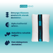 iCool Head Doğal Karabuğday Dolgulu Ortopedik Bacak Arası Yastık