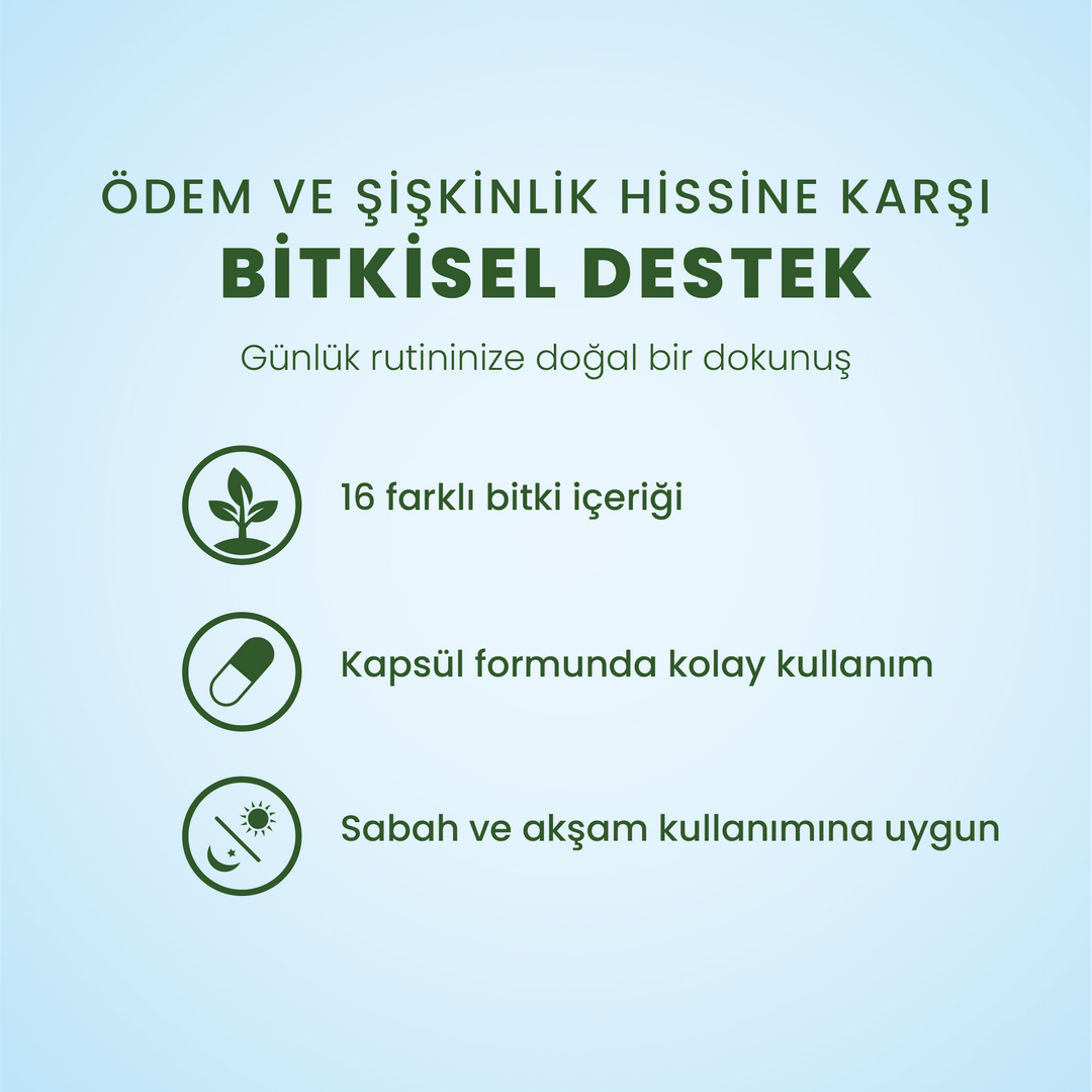 Detoksfit Tablet Bitkisel Gıda Takviyesi 180 Tablet- 16 Bitkili Doğal Formül