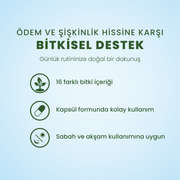 Detoksfit Tablet Bitkisel Gıda Takviyesi 180 Tablet- 16 Bitkili Doğal Formül