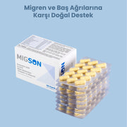 Migson 120 Kapsül – Migren Ataklarını Hafifletmeye Yardımcı Bitkisel Formül