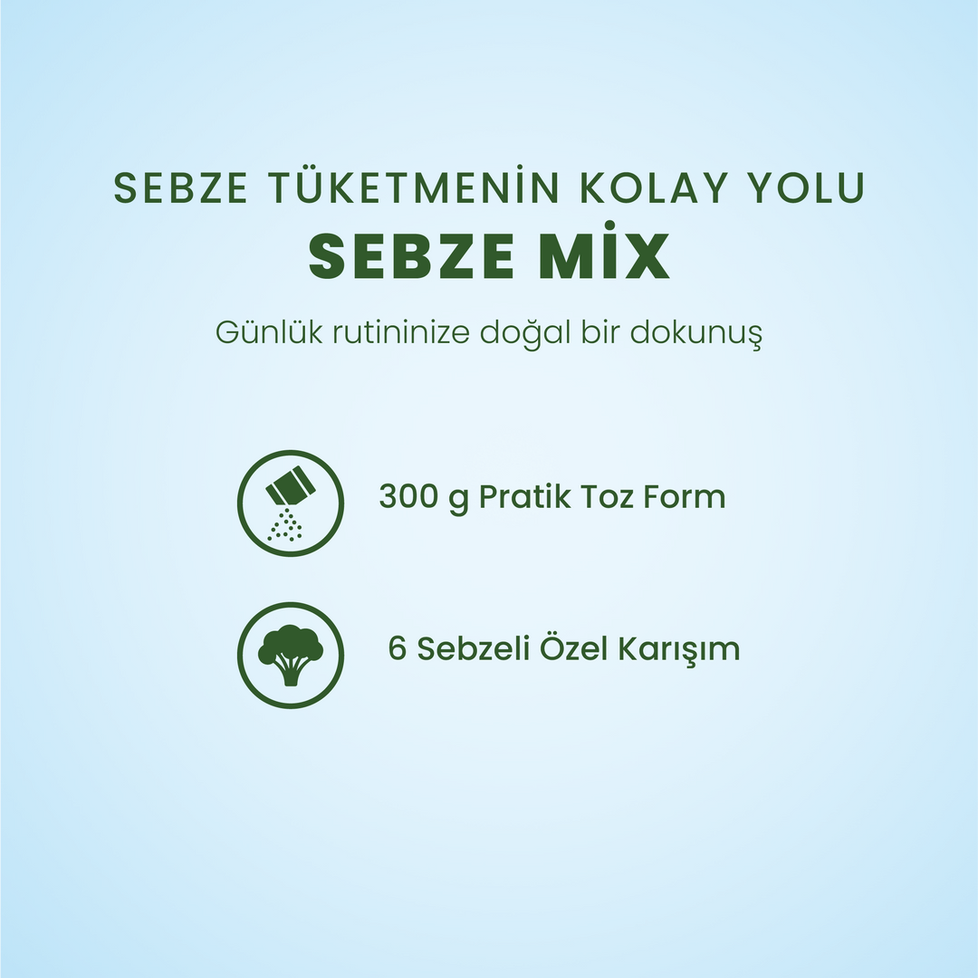 Vegetable Mix 300 Gr Sebze Karışımı – Brokoli, Ispanak, Pancar ve Kereviz İçeren Bitkisel Karışım