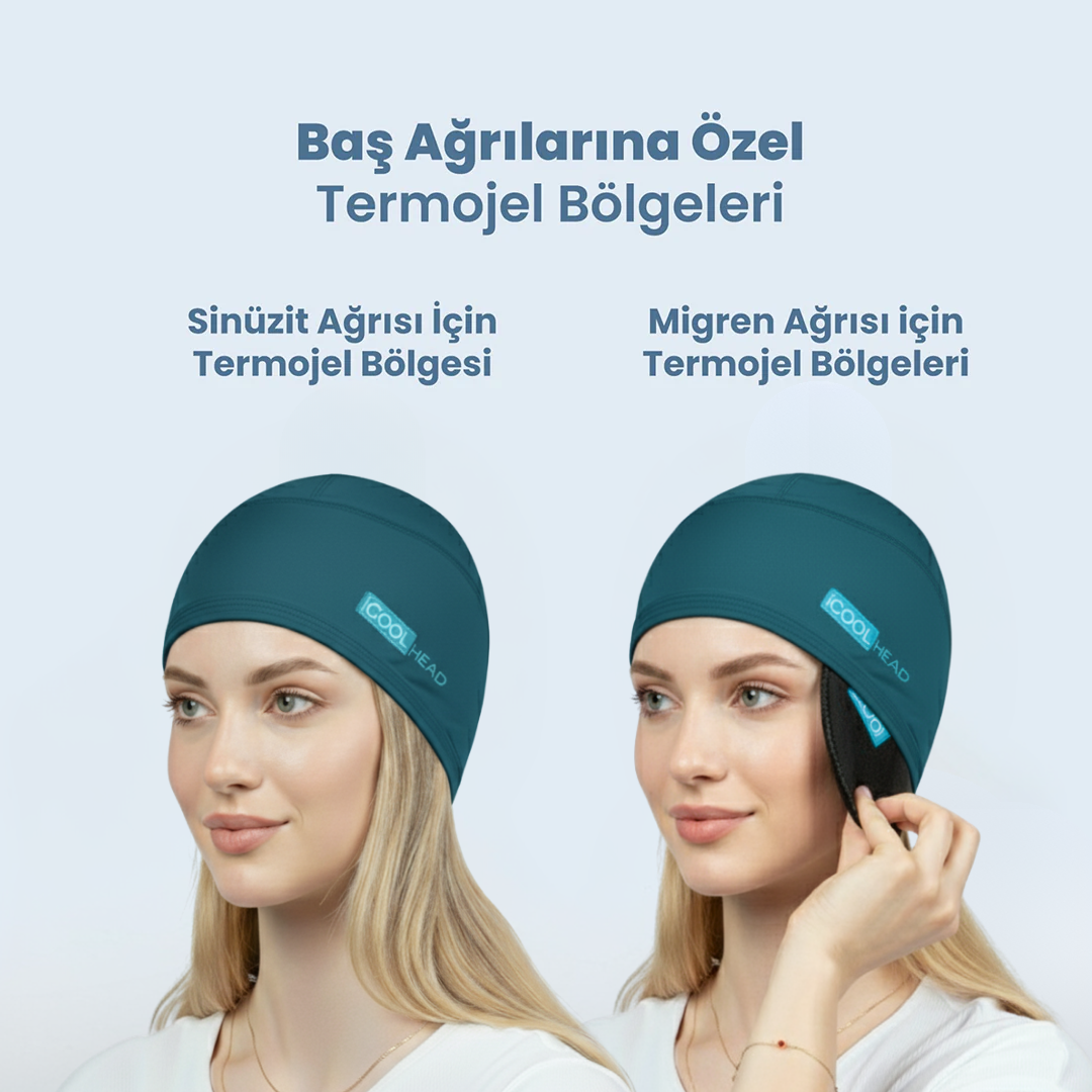 Migren ve Baş Ağrısı Giderici Başlık – Soğuk ve Sıcak Kompres Şapka