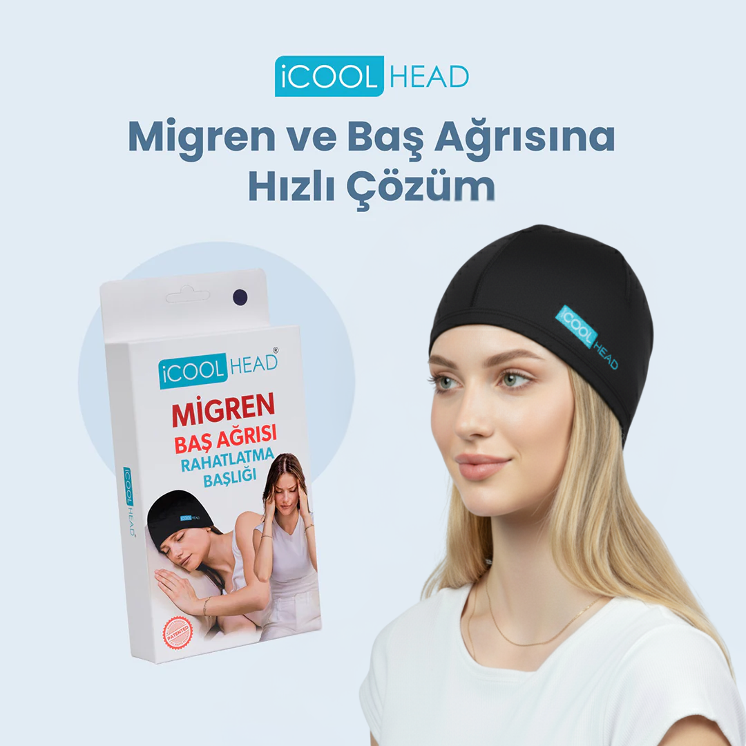 Migren ve Baş Ağrısı Giderici Başlık – Soğuk ve Sıcak Kompres Şapka