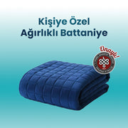 %100 Bambu Kumaş 300 TC %100 Organik Bambu Dolgulu 30 Derecede Yıkanabilir Ağırlıklı Sarılma Battaniyesi Dört Mevsim Kullanılabilir