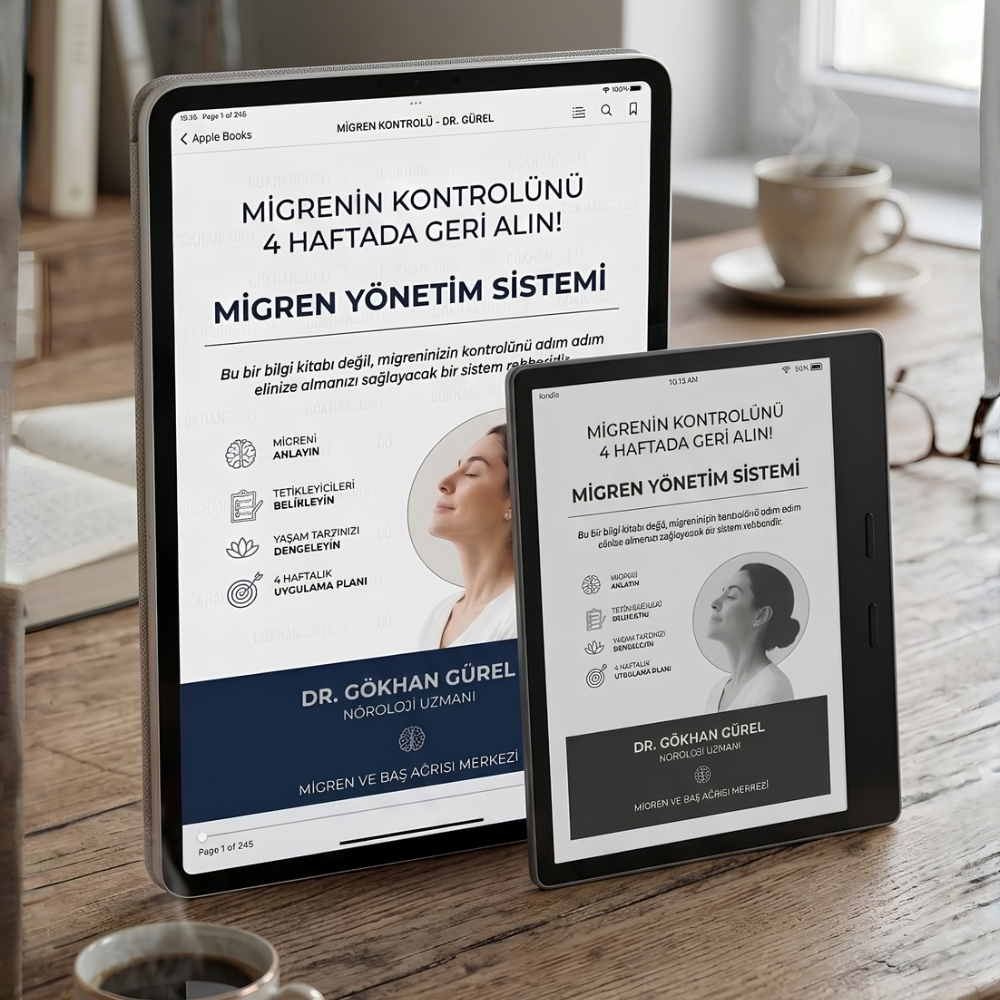 Migrenin Kontrolünü 4 Haftada Geri Alın-Migren Kontrol Sistemi | E-Rehber ISBN:978-625-91972-2-7
