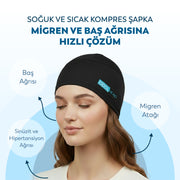 Migren ve Baş Ağrısı Giderici Başlık – Soğuk ve Sıcak Kompres Şapka