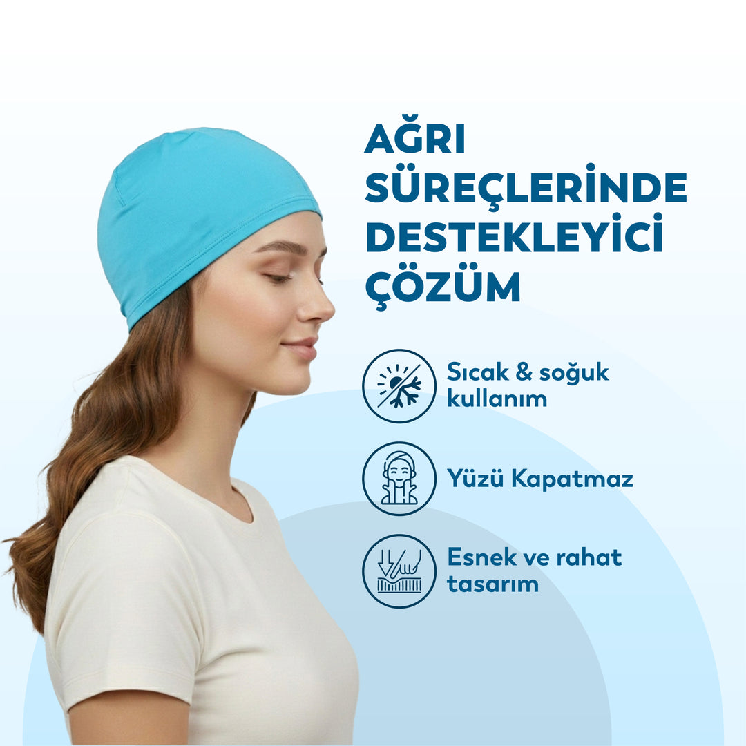 Migren ve Baş Ağrısı Giderici Başlık – Soğuk ve Sıcak Kompres Şapka