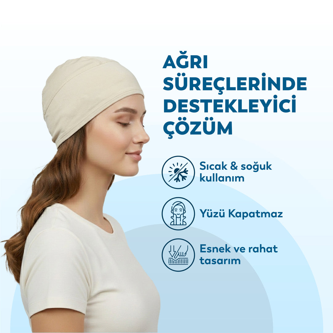 Migren ve Baş Ağrısı Giderici Başlık – Soğuk ve Sıcak Kompres Şapka