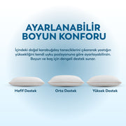 Migren ve Boyun Ağrısı İçin Doğal Yastık – Karabuğday Kabuklu Uyku Yastığı