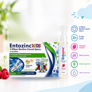 Entozinc Kids Ahududu Aromalı Çinkolu Sıvı Probiyotik- 10Flakon