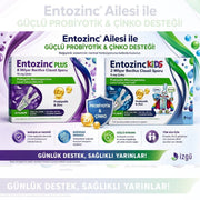 Entozinc Plus Portakal Aromalı Çinkolu Sıvı Probiyotik-10Flakon