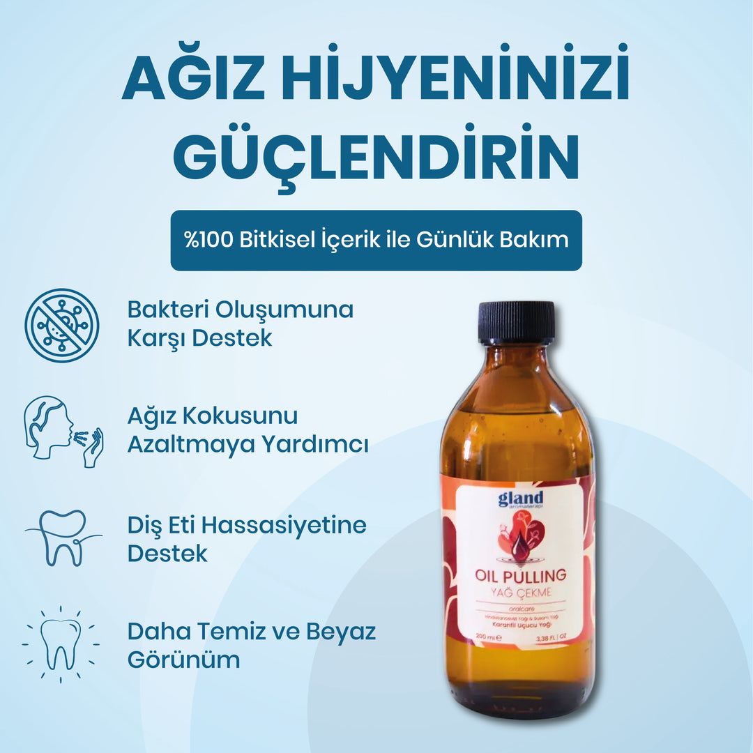 Karanfilli Oil Pulling Yağı 200 ML – Doğal Ağız Bakımı & Güçlü Koruma