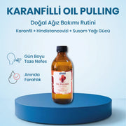 Karanfilli Oil Pulling Yağı 200 ML – Doğal Ağız Bakımı & Güçlü Koruma