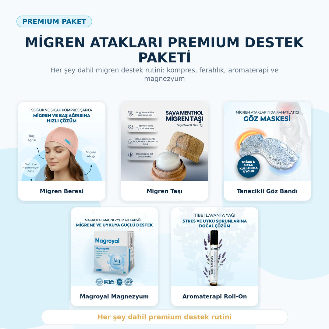 MİGREN ATAKLARI PREMIUM DESTEK PAKETİ