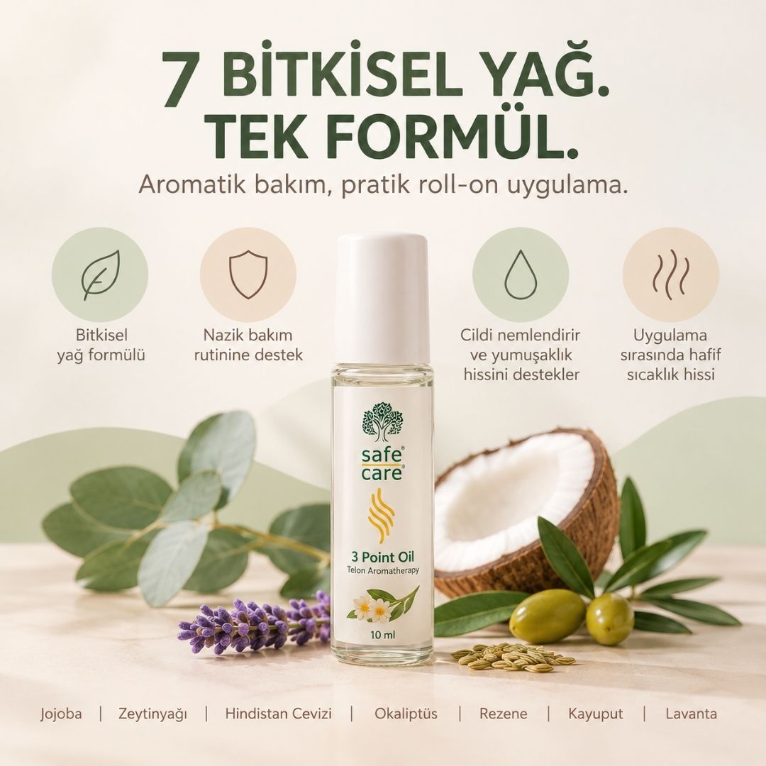 Safe Care 3 Point Oil - Telon Aromaterapi Yağı 10ml